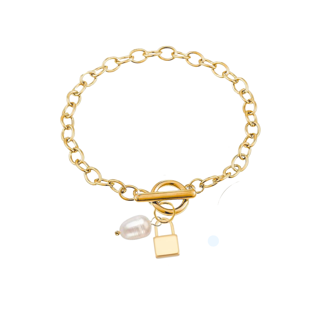 Padlock Golden Bracelet