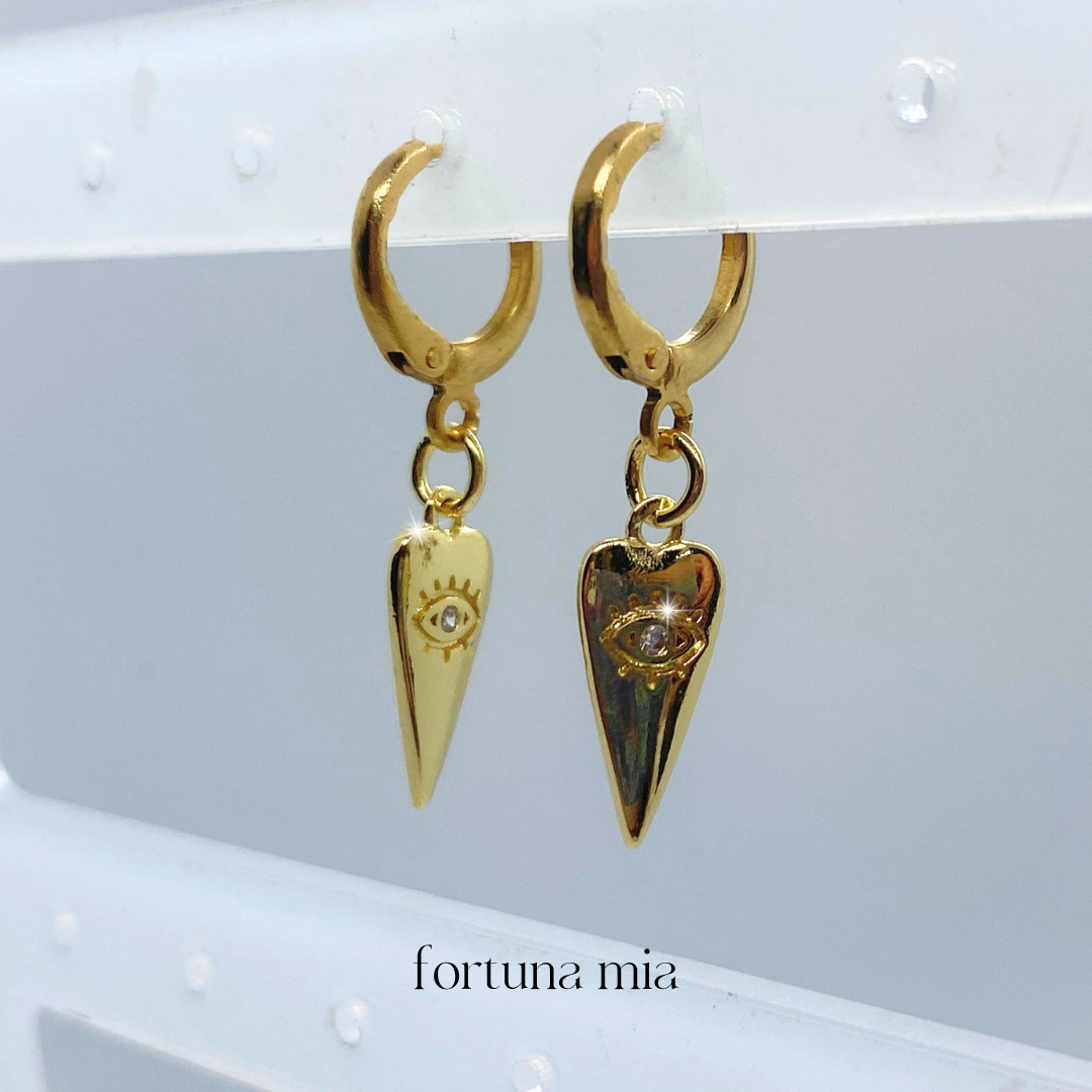 Petite Fortune Eye Earrings