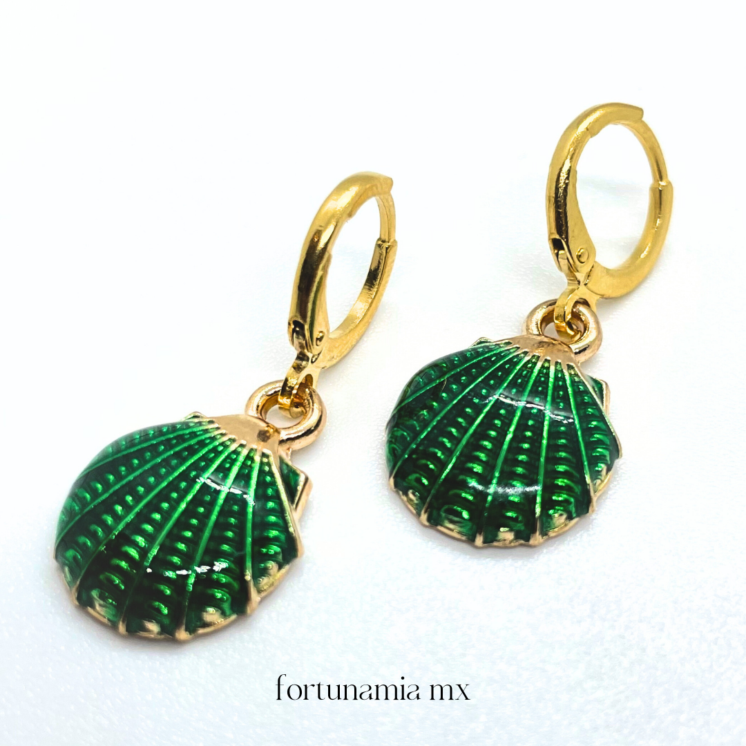 Green Sea Lover Earrings
