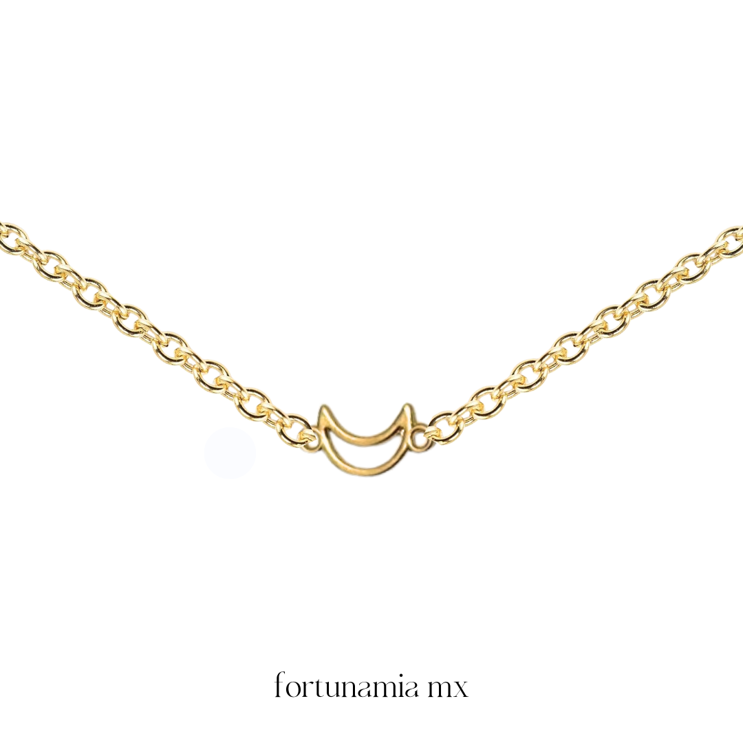 Delicate Moon Neckace