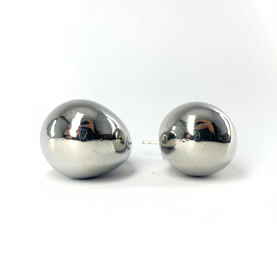 SILVER DROP EARRINGS