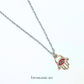 Hamsa Red Necklace