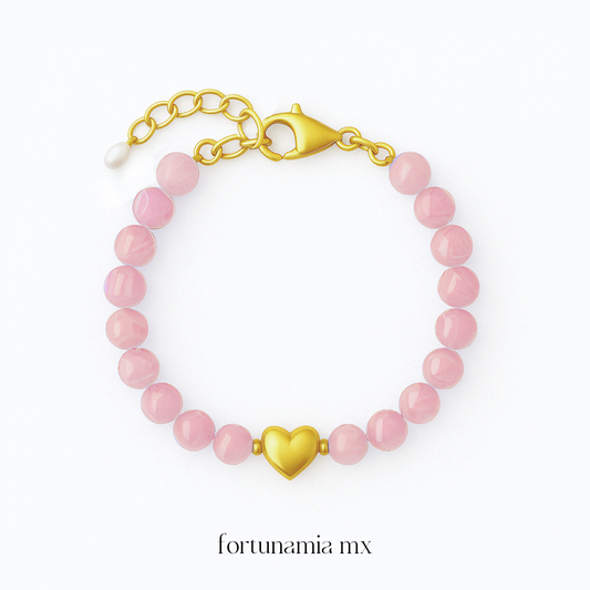 Love Pink Quartz Bracelet
