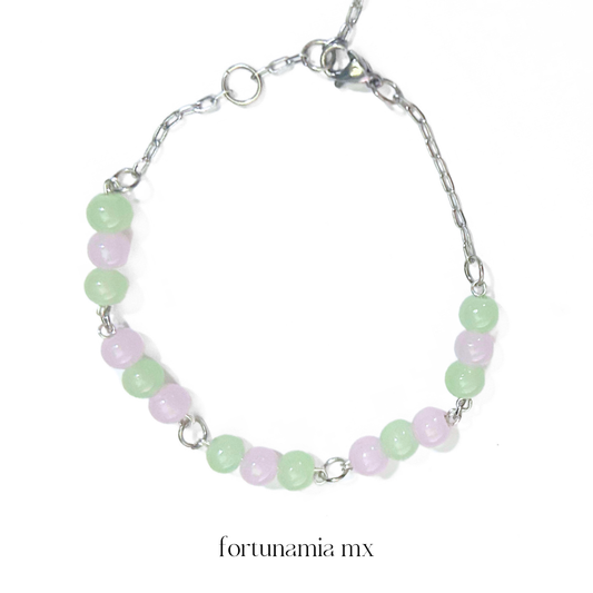 Quatrz Charm Silver Bracelet