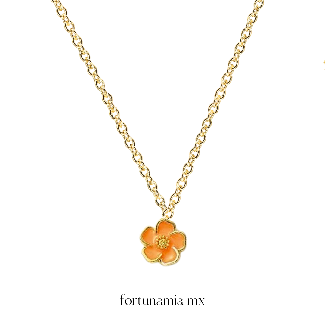 Sofia Orange Necklace