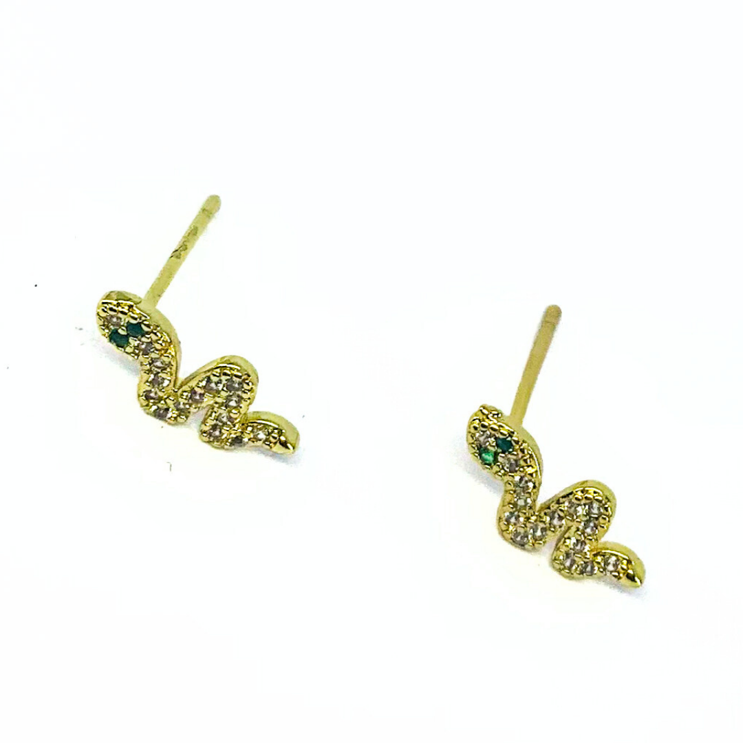 SNAKE STUD EARRINGS