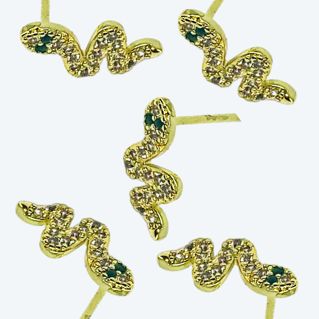 SNAKE STUD EARRINGS