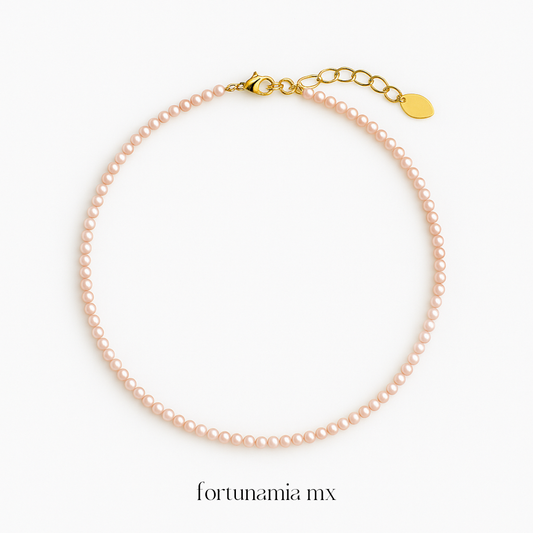 Varela Pale Rose Neckalce