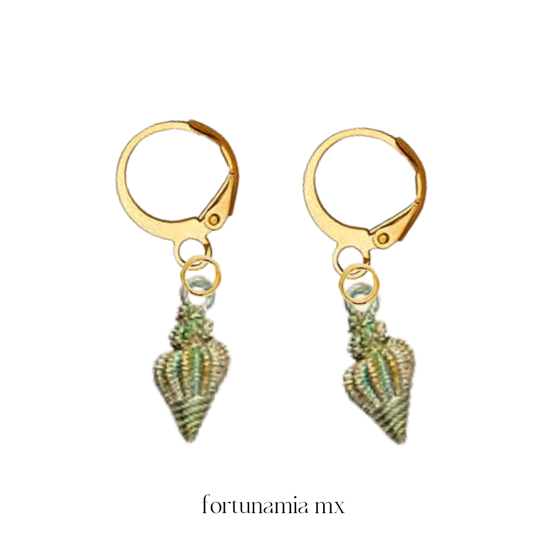 Green Sea Vibes Earrings