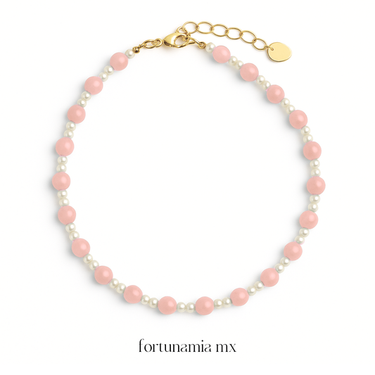 Pink Quartz Neckalce