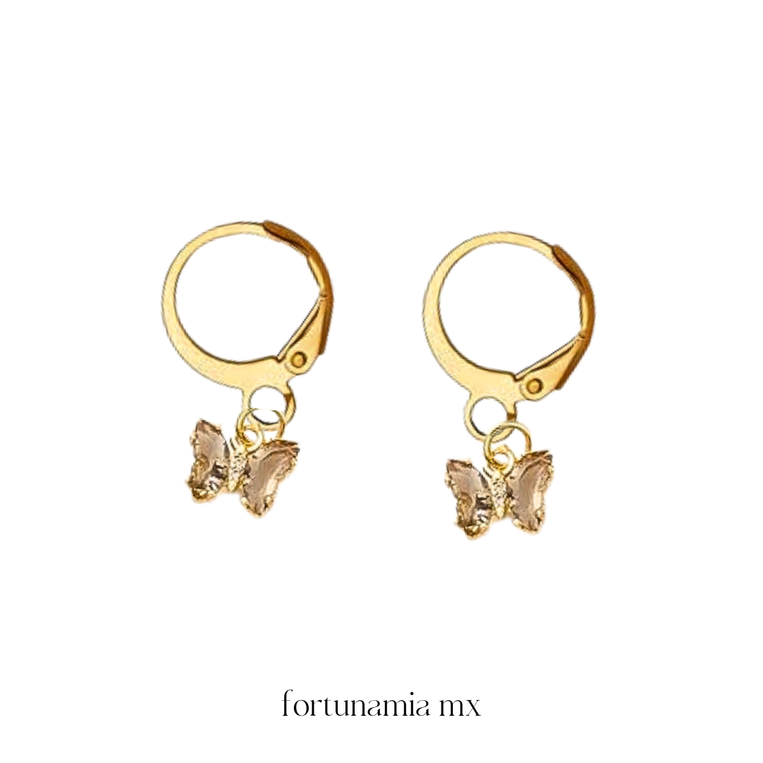 Champaign MiniButterfly Earrings
