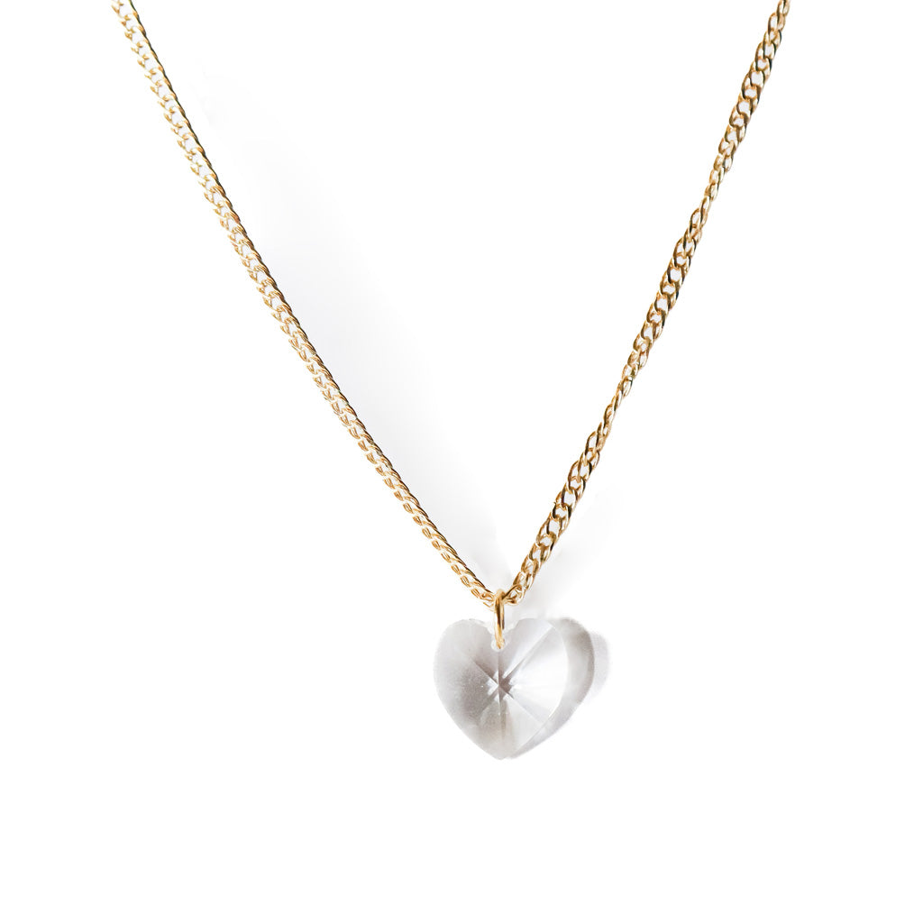 CRYSTAL HEART NECKLACE