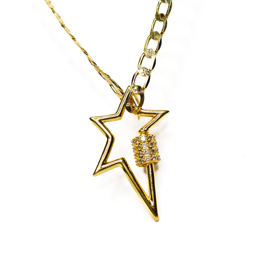 STAR PADLOCK NECKLACE