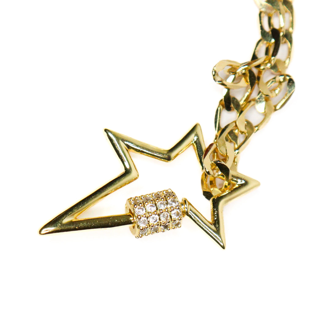 STAR PADLOCK NECKLACE