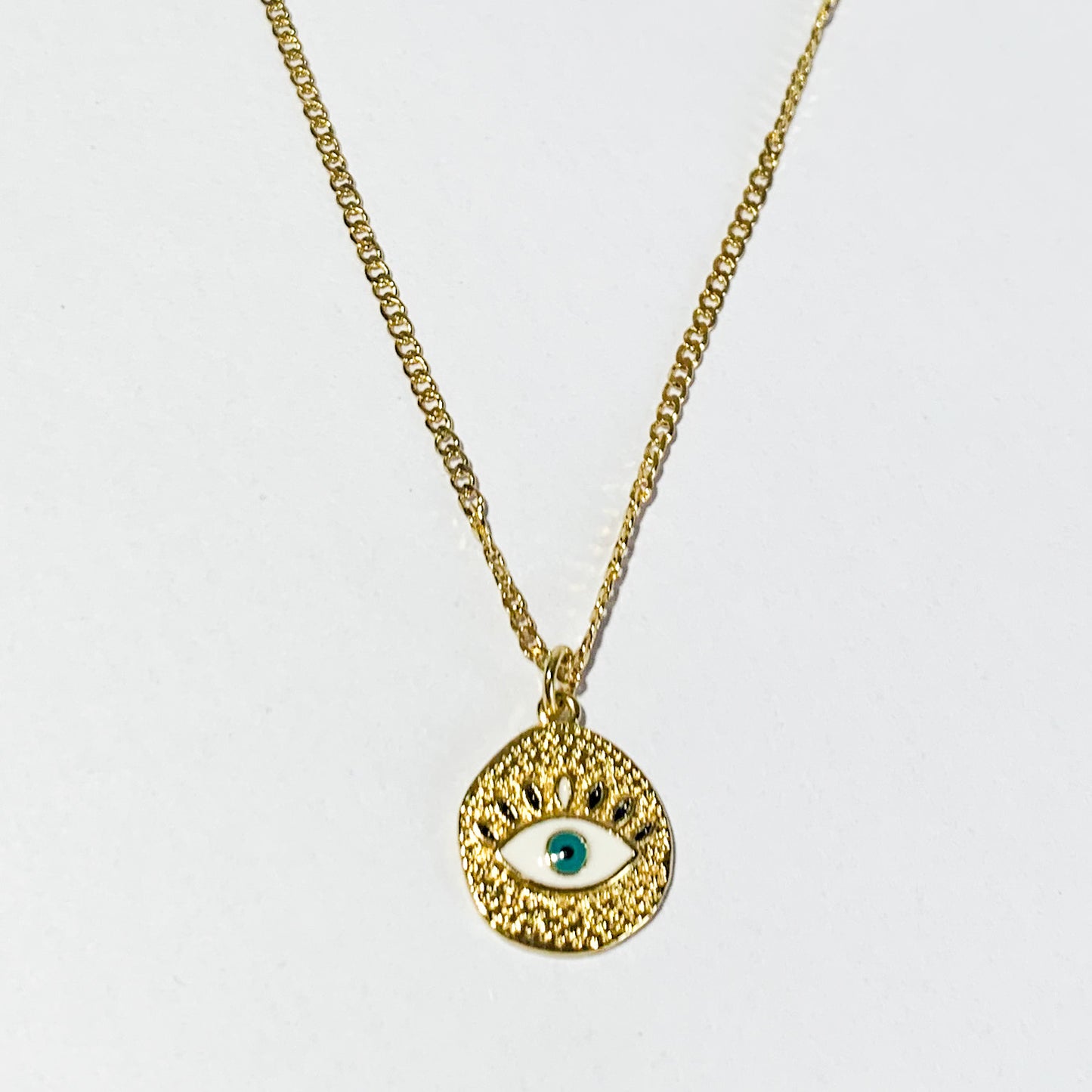 FORTUNE COIN EYE NECKLACE