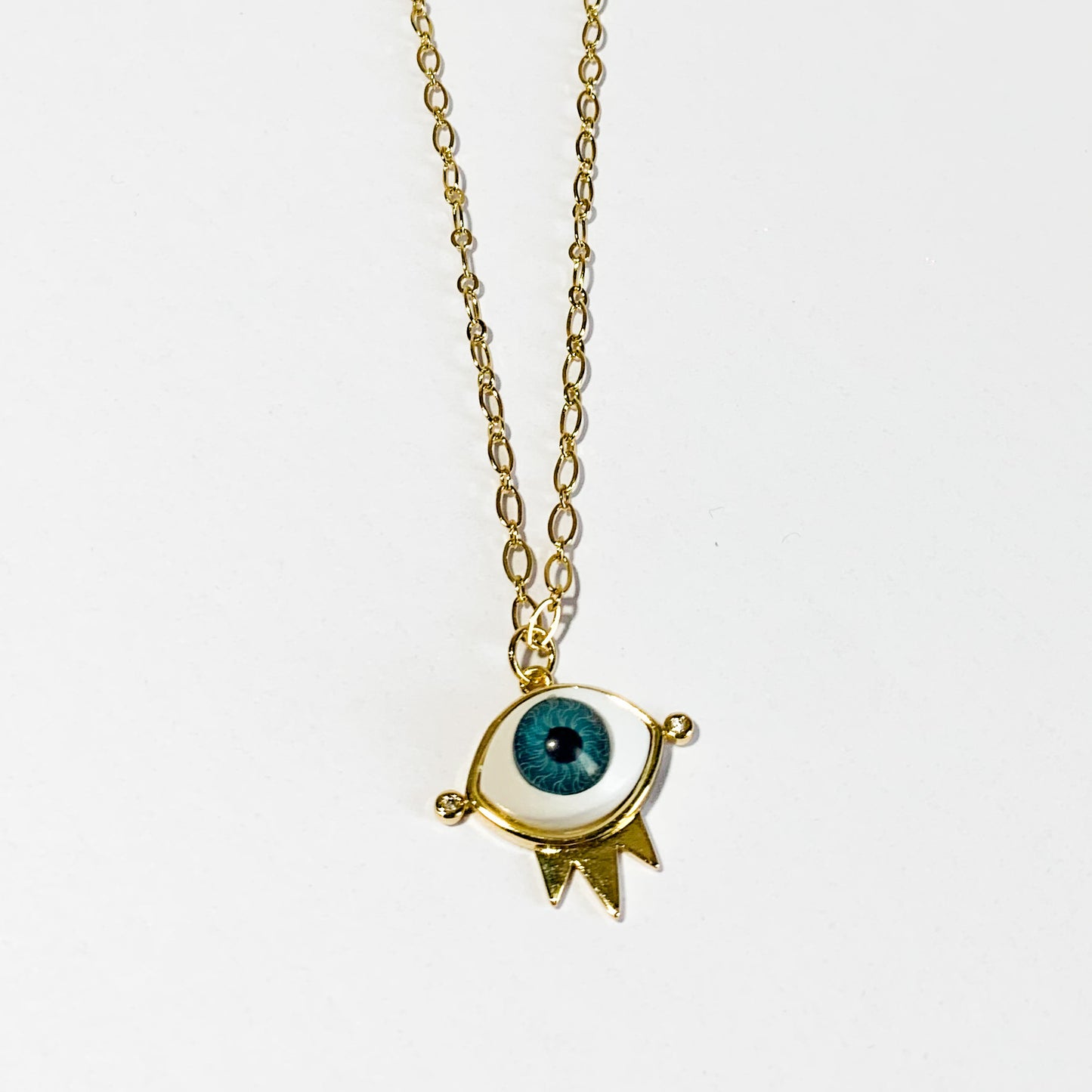 SKY BLUE EYE NECKLACE