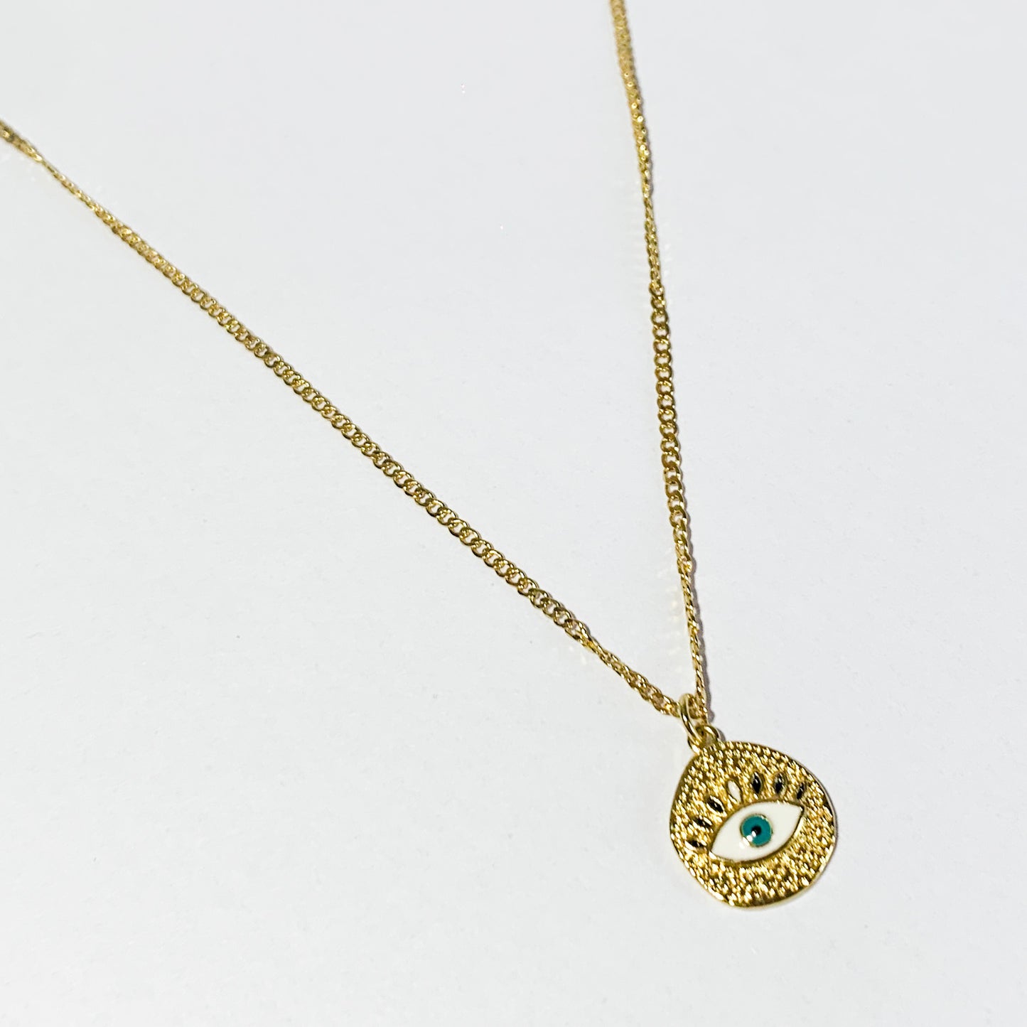 FORTUNE COIN EYE NECKLACE