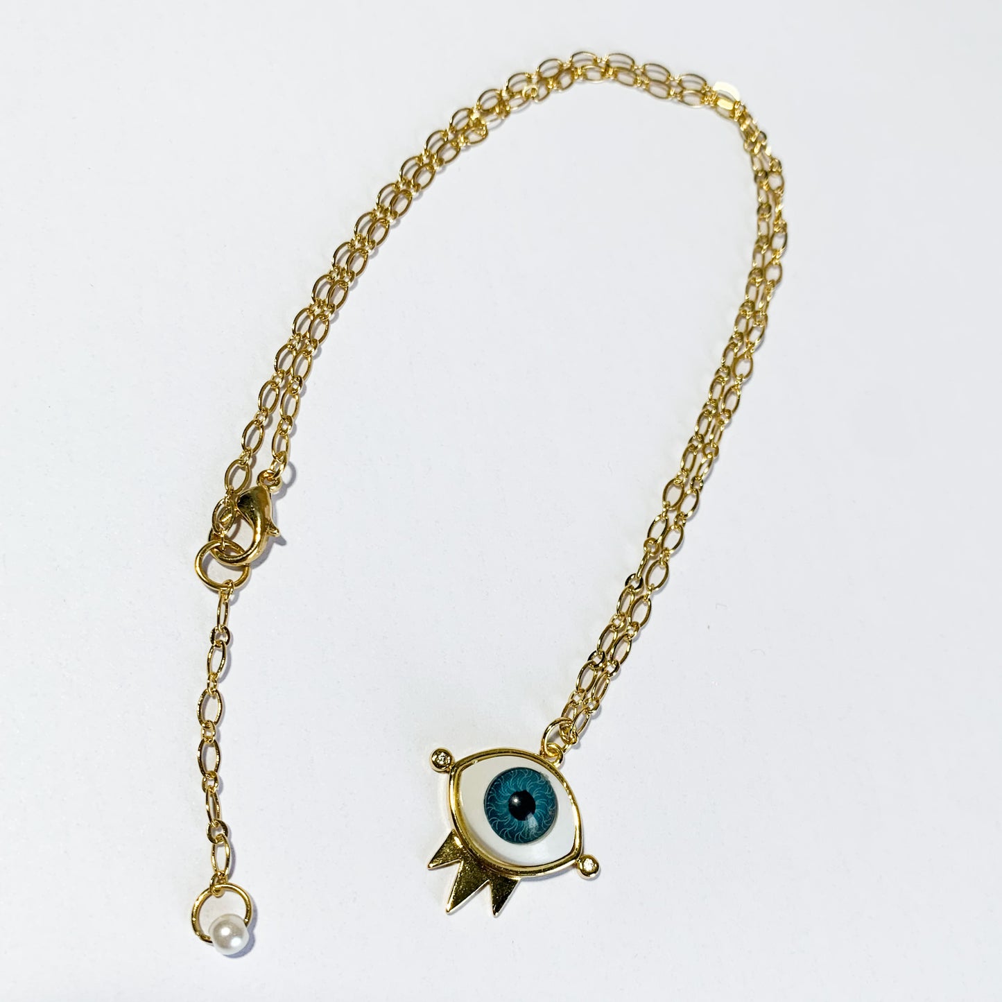 SKY BLUE EYE NECKLACE