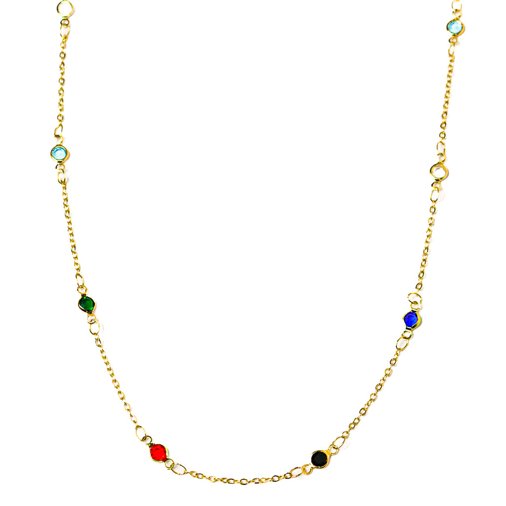 DELICATE RAINBOW NECKLACE
