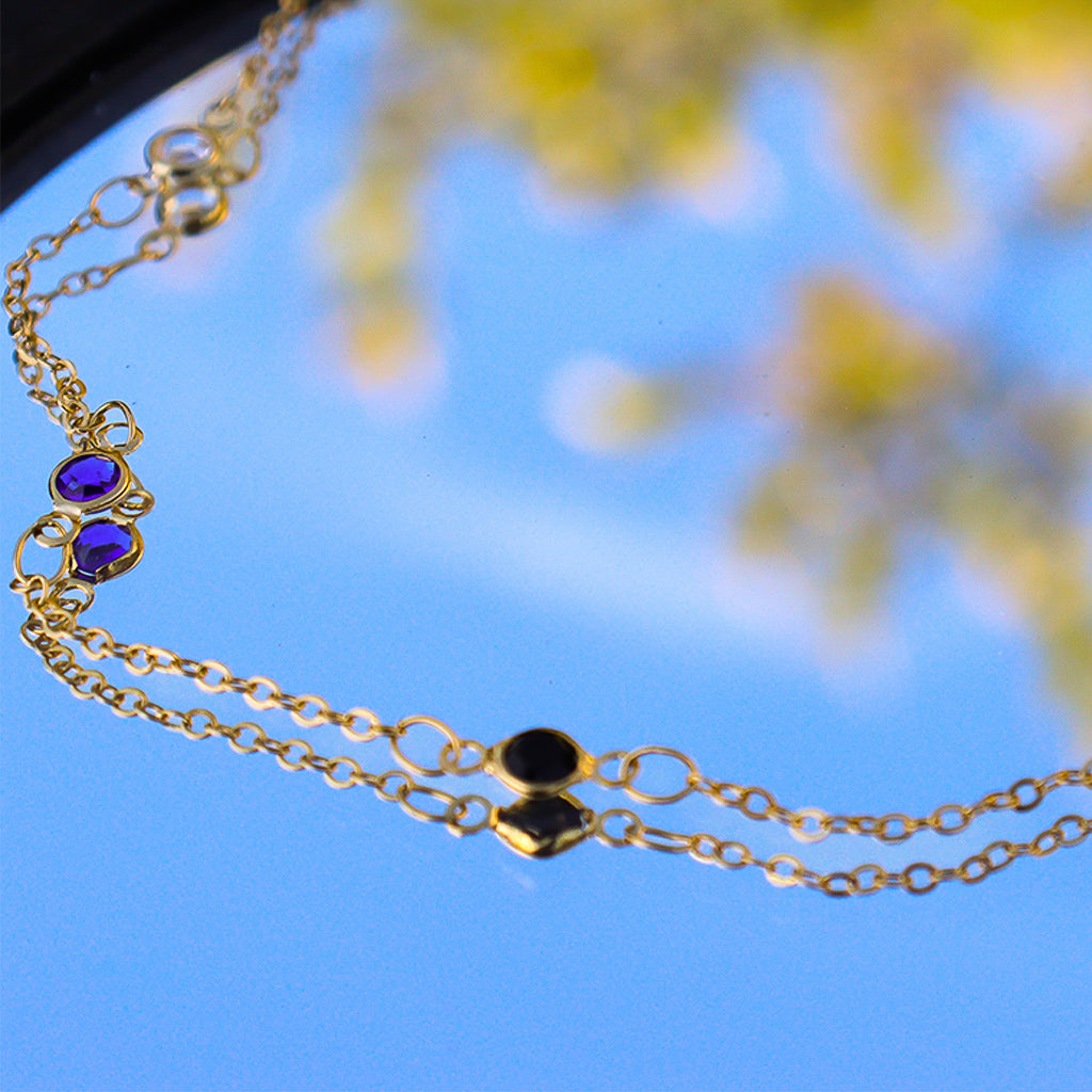 DELICATE RAINBOW NECKLACE